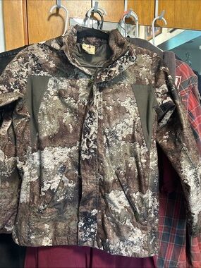 RedHead Kids Camouflage Field Jacket in Brown and Olive